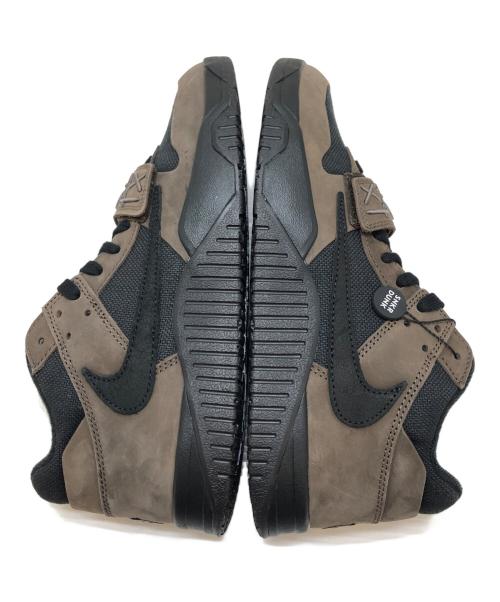 NIKE（ナイキ）NIKE (ナイキ) TRAVIS SCOTT (トラヴィス・スコット) Jumpman Jack TR CJ1 T-Rexx Black and Dark Mocha ブラウン サイズ:28.5ＣＭの古着・服飾アイテム