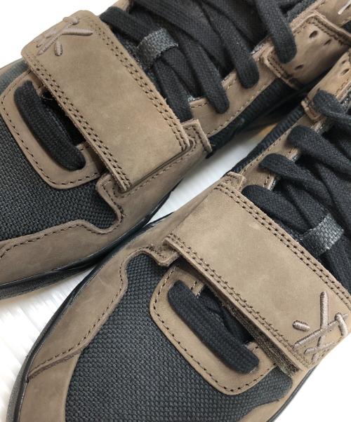 NIKE（ナイキ）NIKE (ナイキ) TRAVIS SCOTT (トラヴィス・スコット) Jumpman Jack TR CJ1 T-Rexx Black and Dark Mocha ブラウン サイズ:28.5ＣＭの古着・服飾アイテム