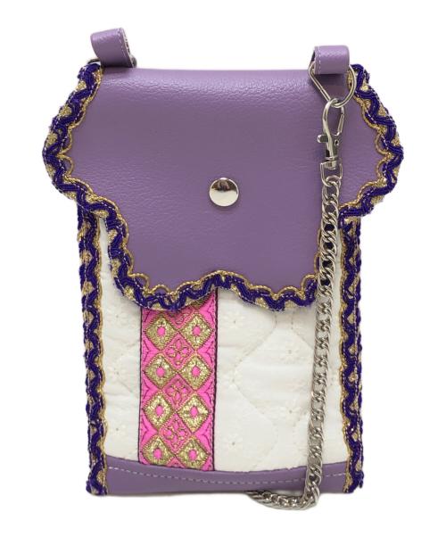 nori enomoto（ノリ エノモト）nori enomoto (ノリ エノモト) スマホショルダーバッグ パープル サイズ:表記なしの古着・服飾アイテム