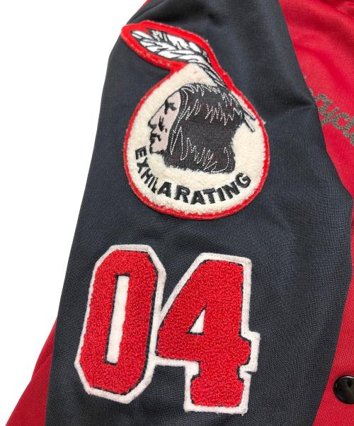 INDIAN MOTORCYCLE（インディアンモーターサイクル）INDIAN MOTORCYCLE (インディアンモーターサイクル) スタジャン レッド サイズ:Mの古着・服飾アイテム