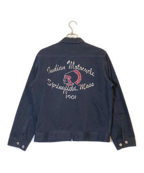 INDIAN MOTORCYCLE（インディアンモーターサイクル）INDIAN MOTORCYCLE (インディアンモーターサイクル) スイングトップ ネイビー サイズ:Lの古着・服飾アイテム
