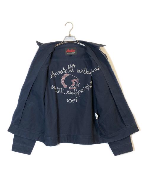 INDIAN MOTORCYCLE（インディアンモーターサイクル）INDIAN MOTORCYCLE (インディアンモーターサイクル) スイングトップ ネイビー サイズ:Lの古着・服飾アイテム