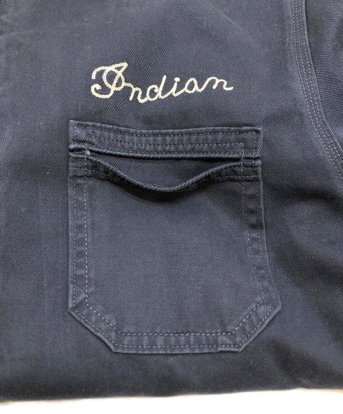 INDIAN MOTORCYCLE（インディアンモーターサイクル）INDIAN MOTORCYCLE (インディアンモーターサイクル) スイングトップ ネイビー サイズ:Lの古着・服飾アイテム