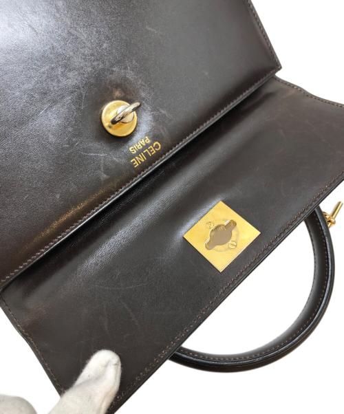 CELINE（セリーヌ）CELINE (セリーヌ) ガンチーニチェーンハンドバッグ ブラックの古着・服飾アイテム