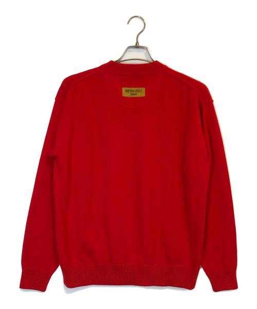 LOUIS VUITTON（ルイ ヴィトン）LOUIS VUITTON (ルイ ヴィトン) インサイドアウトカシミヤニット レッド サイズ:XSの古着・服飾アイテム