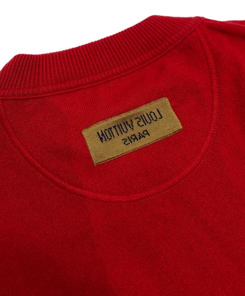 LOUIS VUITTON（ルイ ヴィトン）LOUIS VUITTON (ルイ ヴィトン) インサイドアウトカシミヤニット レッド サイズ:XSの古着・服飾アイテム
