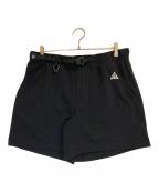 NIKE ACGナイキエーシージー）の古着「ナイロンハーフパンツ」｜ブラック