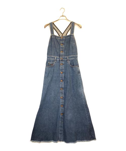 DIESEL（ディーゼル）DIESEL (ディーゼル) ワンピース インディゴ サイズ:Mの古着・服飾アイテム