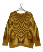 FUCKING AWESOMEファッキンオーサム）の古着「Acid Hairy Cardigan」｜ブラウン