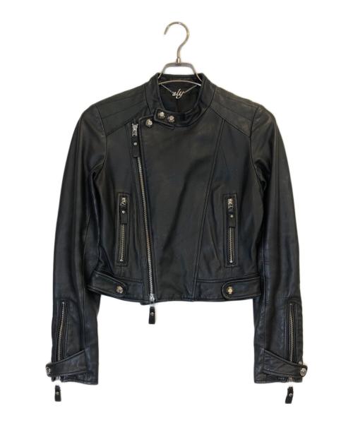 SLY（スライ）SLY (スライ) スタッズライダースジャケット ブラック サイズ:2の古着・服飾アイテム