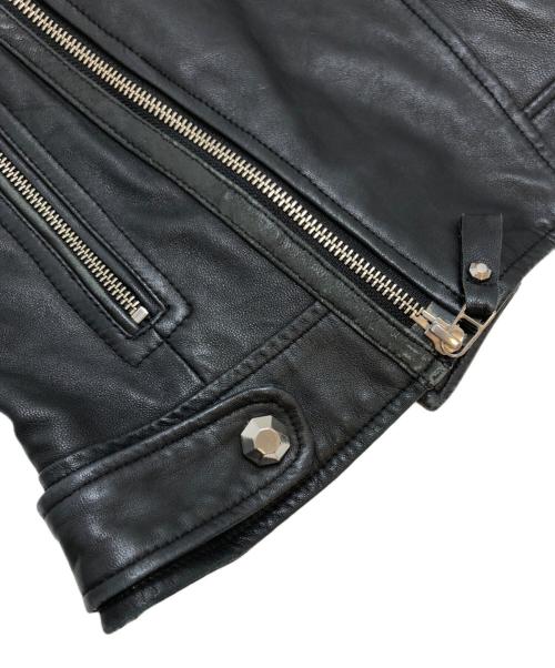 SLY（スライ）SLY (スライ) スタッズライダースジャケット ブラック サイズ:2の古着・服飾アイテム