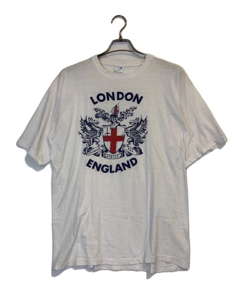 SPLASH（スプラッシュ）SPLASH (スプラッシュ) 80sロンドン紋章スーベニアＴシャツ ホワイト サイズ:XLの古着・服飾アイテム
