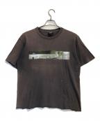 stussyステューシー）の古着「プリントTシャツ」｜ブラウン