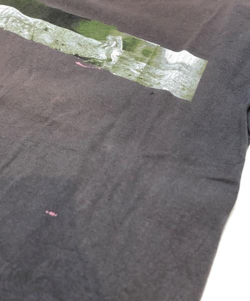 stussy（ステューシー）stussy (ステューシー) プリントTシャツ ブラウン サイズ:Lの古着・服飾アイテム