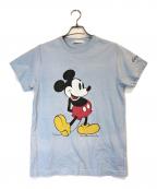 Ron Hermanロンハーマン）の古着「ウオッシュドミッキーTシャツ」｜ブルー