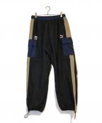 PUMA×X-LARGEプーマ×エクストララージ）の古着「ウーブンパンツ」｜ブラック