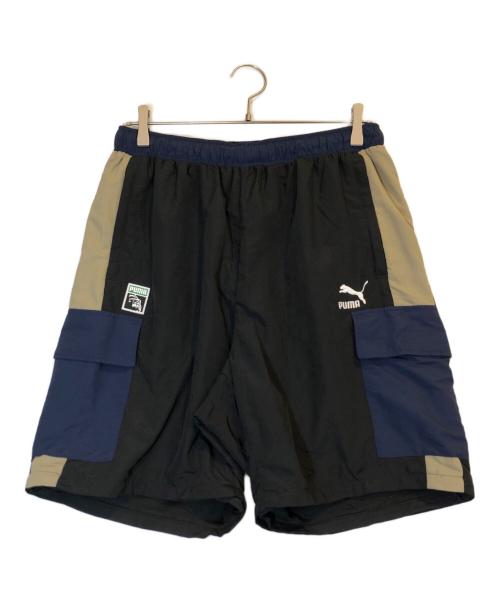 PUMA（プーマ）PUMA (プーマ) X-LARGE (エクストララージ) ウーブンパンツ ブラック サイズ:Lの古着・服飾アイテム