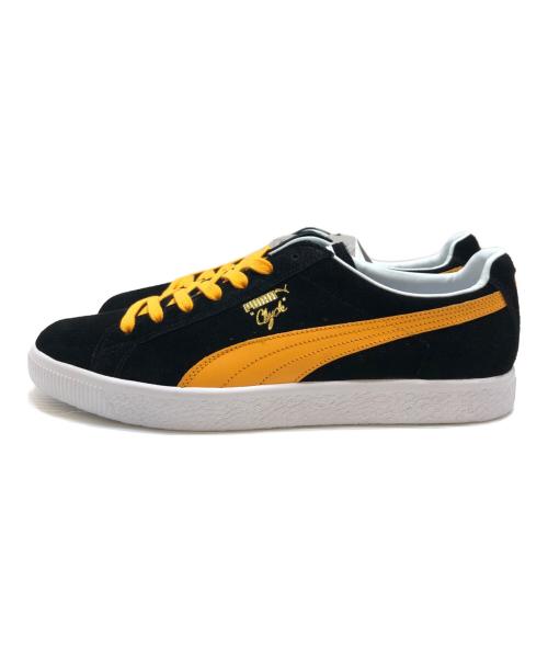 PUMA（プーマ）PUMA (プーマ) クライド クライドジラ エムアイジェイ ブラック×オレンジ サイズ:UK8/EUR42/US9/CM27 未使用品の古着・服飾アイテム