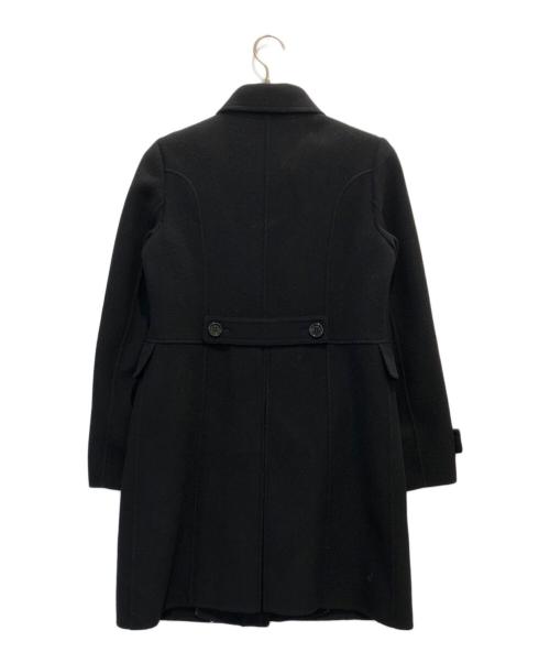 BURBERRY LONDON（バーバリーロンドン）BURBERRY LONDON (バーバリーロンドン) ウールステンカラーコート ブラック サイズ:38の古着・服飾アイテム