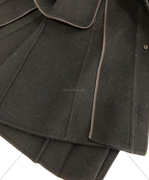 BURBERRY LONDON（バーバリーロンドン）BURBERRY LONDON (バーバリーロンドン) ウールステンカラーコート ブラック サイズ:38の古着・服飾アイテム