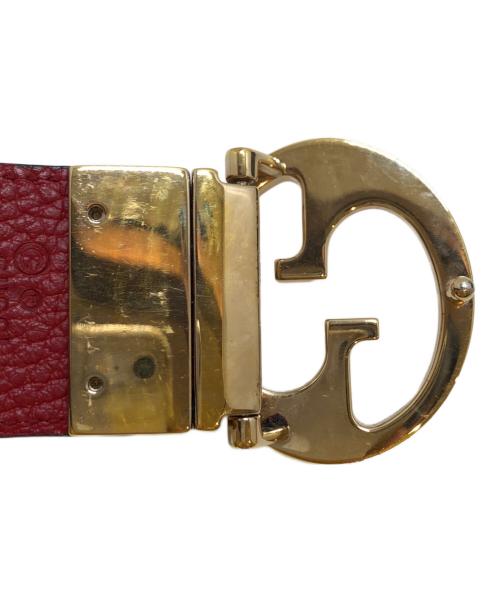 GUCCI（グッチ）GUCCI (グッチ) GGロゴリバーシブルベルト ブラック サイズ:70・28の古着・服飾アイテム