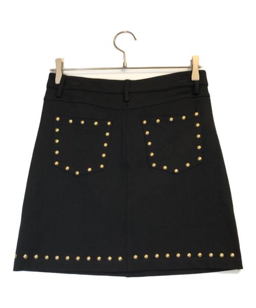 MOSCHINO（モスキーノ）MOSCHINO (モスキーノ) スタッズスカート ブラック サイズ:164サイズの古着・服飾アイテム