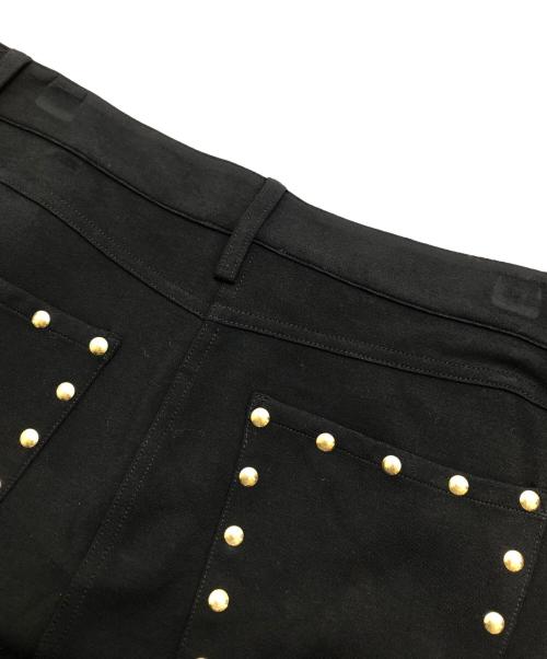 MOSCHINO（モスキーノ）MOSCHINO (モスキーノ) スタッズスカート ブラック サイズ:164サイズの古着・服飾アイテム