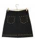 MOSCHINO (モスキーノ) スタッズスカート ブラック サイズ:164サイズ：5000円