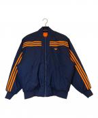 adidas Originalsアディダスオリジナル）の古着「70s リバーシブル オーバーサイズ ボンバージャケット」｜ネイビー