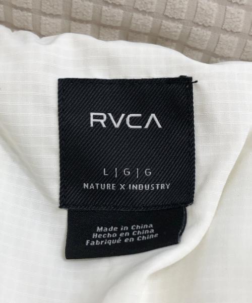 RVCA（ルーカ）RVCA (ルーカ) PUFFER JACKET ジャケット ホワイト サイズ:L 未使用品の古着・服飾アイテム