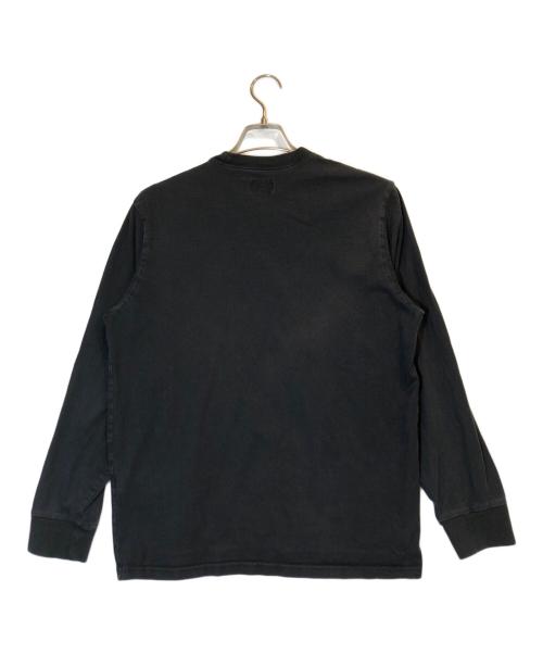 SUPREME（シュプリーム）Supreme (シュプリーム) Vertical Logo Stripe L/S Top ブラック サイズ:Mの古着・服飾アイテム