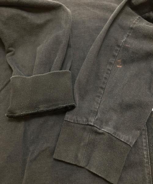 SUPREME（シュプリーム）Supreme (シュプリーム) Vertical Logo Stripe L/S Top ブラック サイズ:Mの古着・服飾アイテム