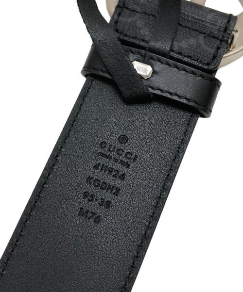 GUCCI（グッチ）GUCCI (グッチ) ベルト ブラック サイズ:95・38の古着・服飾アイテム