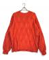 UNION（ユニオン）の古着「ケーブルニット」｜オレンジ