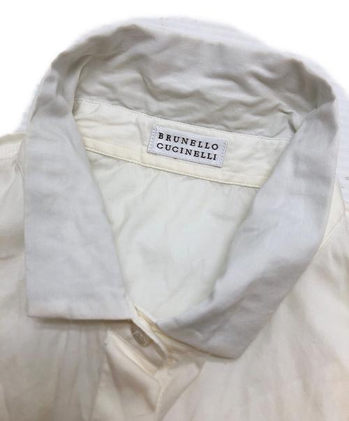 BRUNELLO CUCINELLI（ブルネロクチネリ）BRUNELLO CUCINELLI (ブルネロクチネリ) ワッペンシャツ ホワイト サイズ:表記なしの古着・服飾アイテム