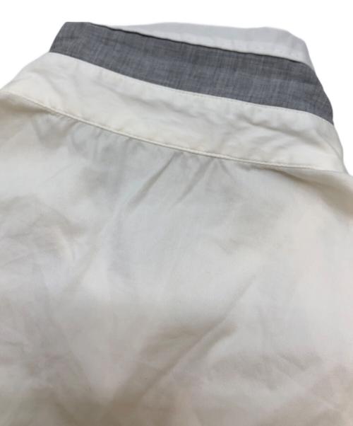 BRUNELLO CUCINELLI（ブルネロクチネリ）BRUNELLO CUCINELLI (ブルネロクチネリ) ワッペンシャツ ホワイト サイズ:表記なしの古着・服飾アイテム