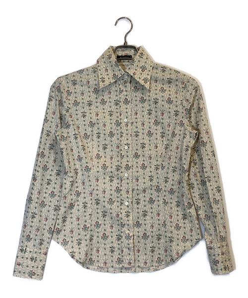 ETRO（エトロ）ETRO (エトロ) 総柄シャツ アイボリー サイズ:40の古着・服飾アイテム