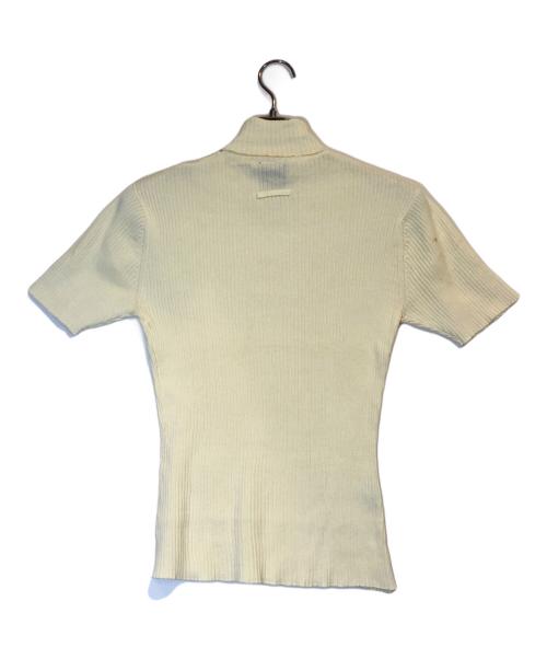 Jean Paul GAULTIER CLASSIQUE（ジャンポールゴルチエクラシック）Jean Paul GAULTIER CLASSIQUE (ジャンポールゴルチエクラシック) 半袖リブニット イエロー サイズ:48の古着・服飾アイテム