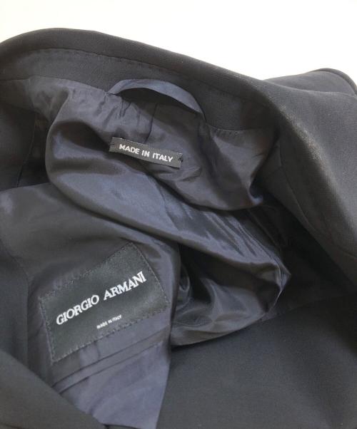 GIORGIO ARMANI（ジョルジョアルマーニ）GIORGIO ARMANI (ジョルジョアルマーニ) 3Bセットアップ ブラック サイズ:46の古着・服飾アイテム