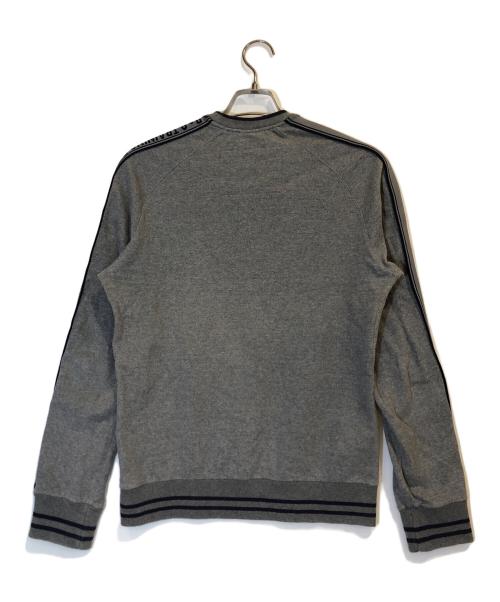 D&G（ディーアンドジー）D&G (ディーアンドジー) 袖ラインスウェット グレー サイズ:Mの古着・服飾アイテム