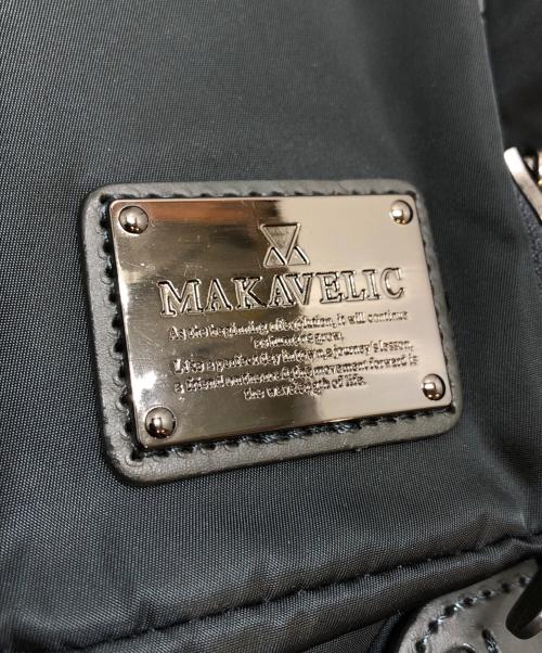 MAKAVELIC（マキャベリック）MAKAVELIC (マキャベリック) SUPERIORITY BIND UP BACKPACK ネイビーの古着・服飾アイテム