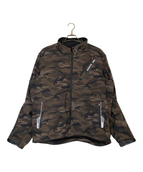 komine（コミネ）komine (コミネ) プロテクトソフトシェルウィンターパーカ グリーン サイズ:2ＸＬの古着・服飾アイテム