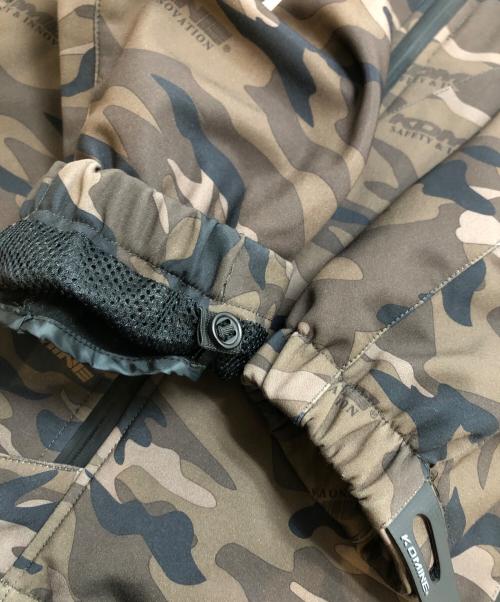 komine（コミネ）komine (コミネ) プロテクトソフトシェルウィンターパーカ グリーン サイズ:2ＸＬの古着・服飾アイテム