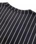 中古・古着 COMME des GARCONS HOMME DEUX (コムデギャルソン オム ドゥ) ストライプTシャツ ブラック サイズ:L：4000円