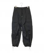 UNITED TOKYOユナイテッドトーキョー）の古着「HIGH-SPEC WOOL カーゴパンツ」｜ブラック