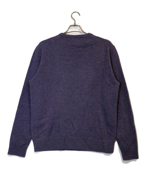 POLO RALPH LAUREN（ポロ・ラルフローレン）POLO RALPH LAUREN (ポロ・ラルフローレン) ウールニット パープル サイズ:Mの古着・服飾アイテム