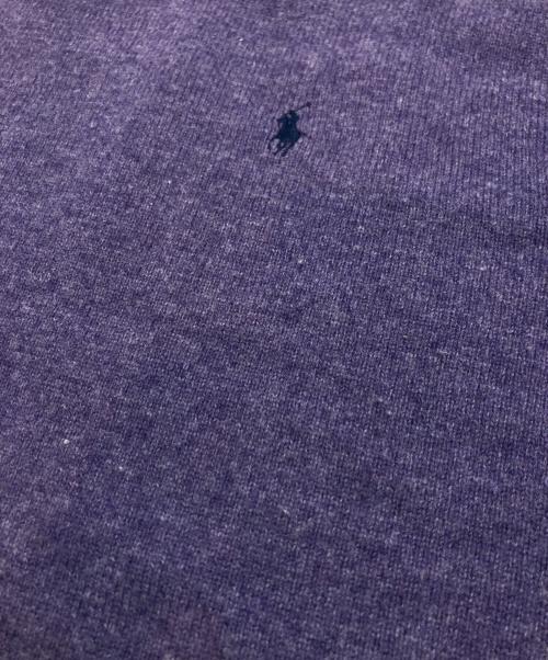 POLO RALPH LAUREN（ポロ・ラルフローレン）POLO RALPH LAUREN (ポロ・ラルフローレン) ウールニット パープル サイズ:Mの古着・服飾アイテム