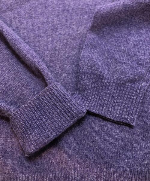 POLO RALPH LAUREN（ポロ・ラルフローレン）POLO RALPH LAUREN (ポロ・ラルフローレン) ウールニット パープル サイズ:Mの古着・服飾アイテム