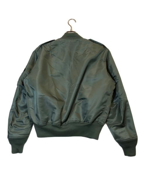 ALPHA（アルファ）ALPHA (アルファ) MA-1ジャケット グリーン サイズ:Lの古着・服飾アイテム