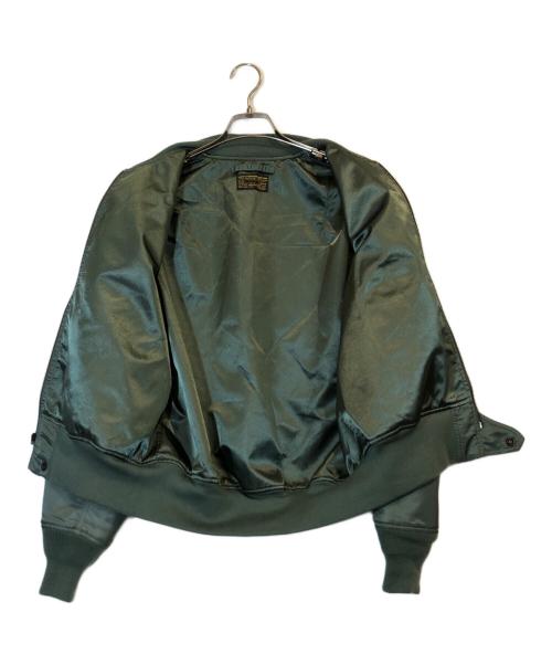 ALPHA（アルファ）ALPHA (アルファ) MA-1ジャケット グリーン サイズ:Lの古着・服飾アイテム